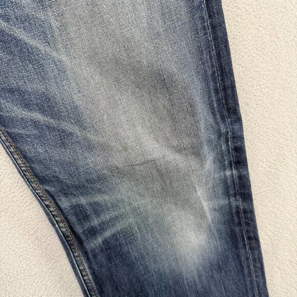 Diesel Jeans Mens 33x30 FIt 34x30 Regular Straight Whisker Larkee Button Fly y2k - Picture 6 of 12